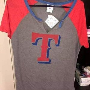 Women’s! Texas Rangers Tee! new w tag!!!!